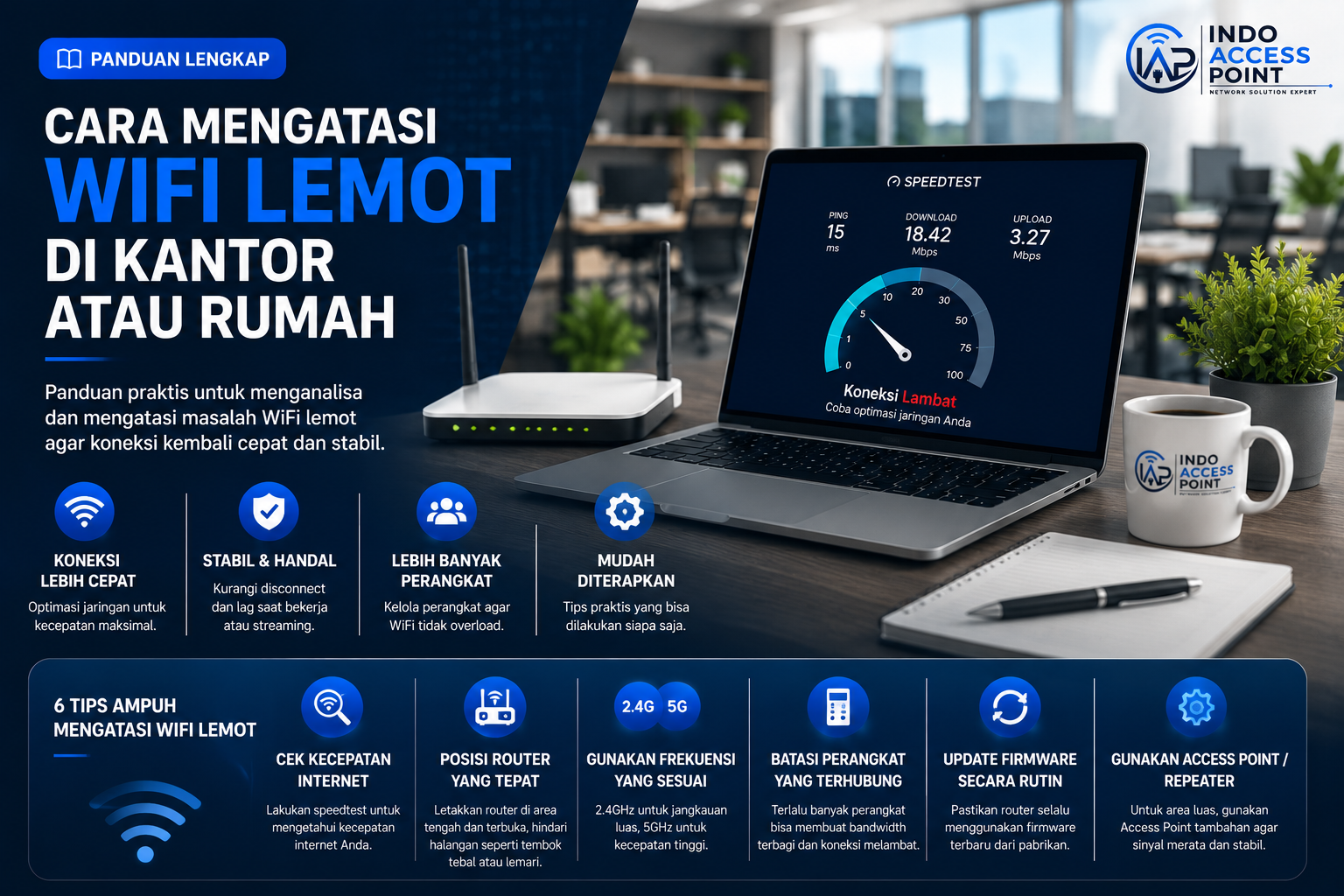 Cara Mengatasi WiFi Lemot
